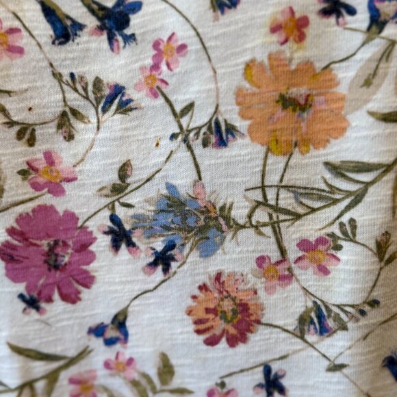 J. Jill Floral Sleeveless Tunic Top - Picture 3 of 4